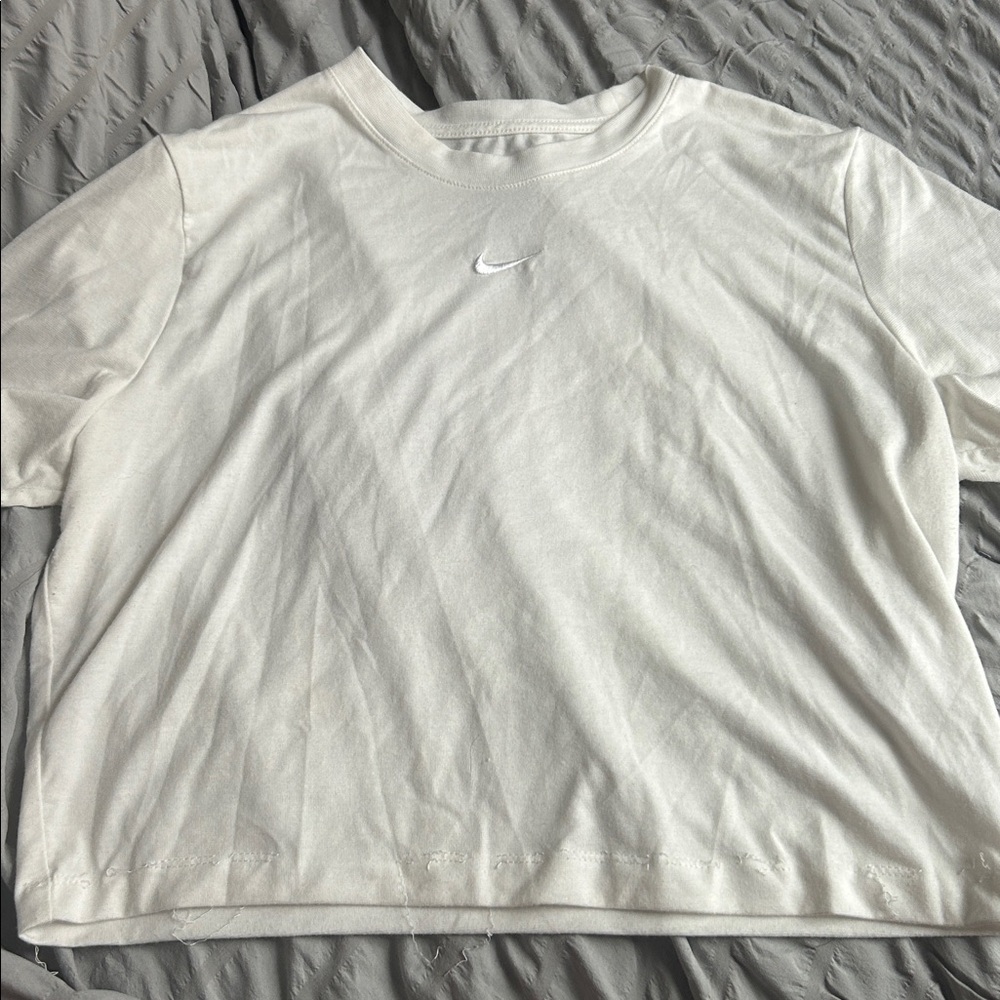 Nike White Tee with Logo